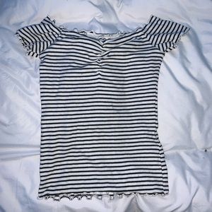 off the shoulder tee